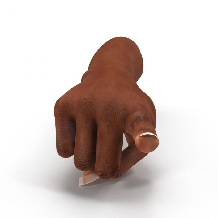 3D model Female Hand African American Pose 5