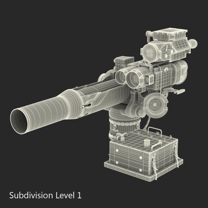 3D BGM-71 TOW Missile model