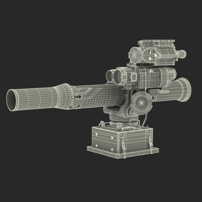 3D BGM-71 TOW Missile model