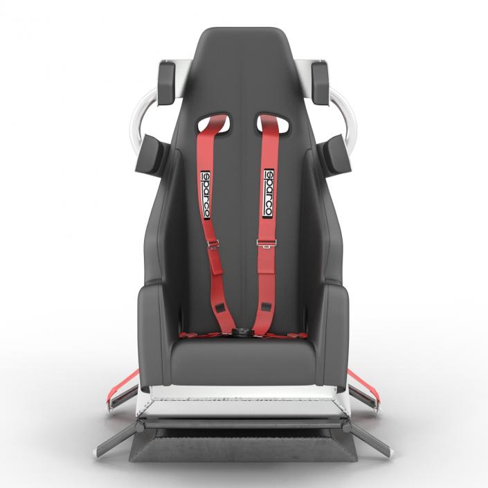 3D model Racing Car Seat