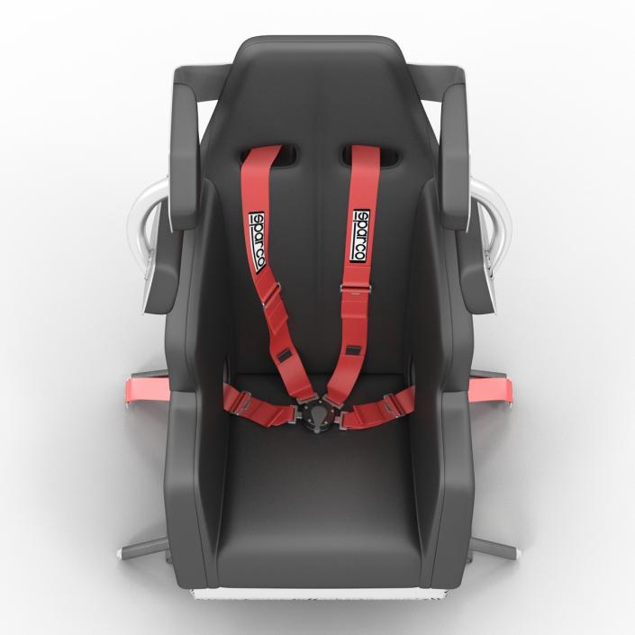 3D model Racing Car Seat