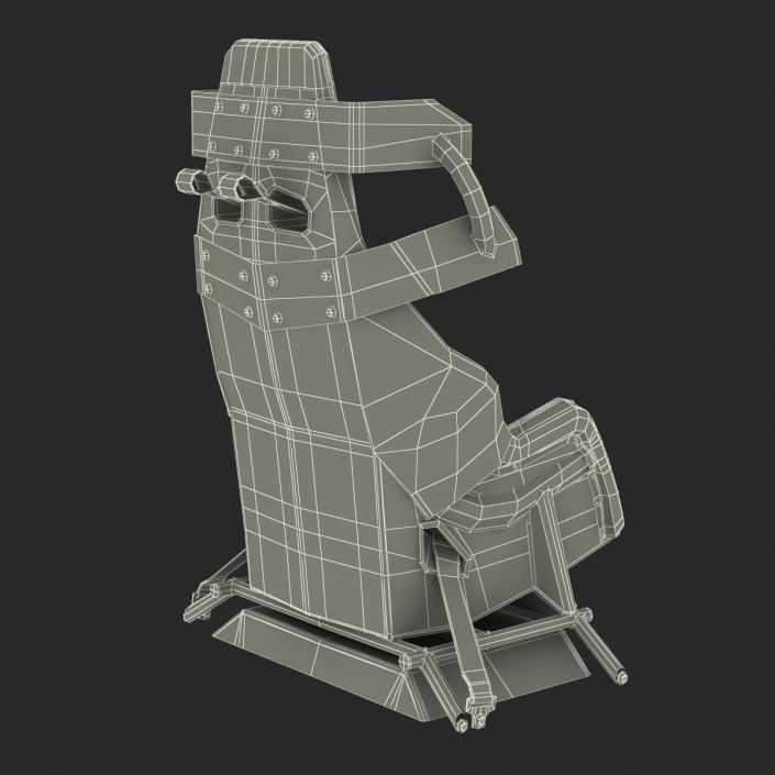 3D model Racing Car Seat