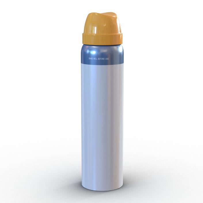 Metal Bottle With Sprayer Cap Generic 3D