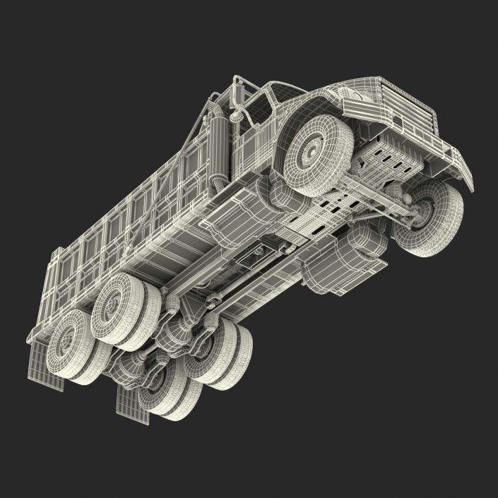 3D model Dump Truck Generic Rigged