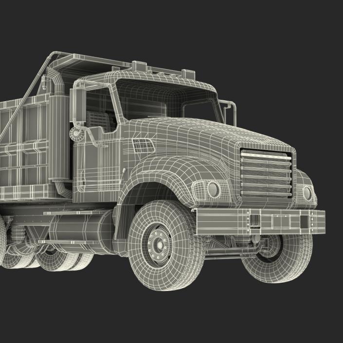 3D model Dump Truck Generic Rigged