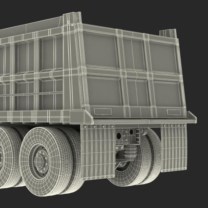 3D model Dump Truck Generic Rigged