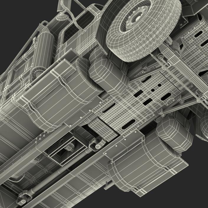 3D model Dump Truck Generic Rigged