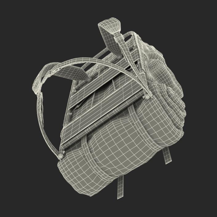 3D Camping Backpack 3 model