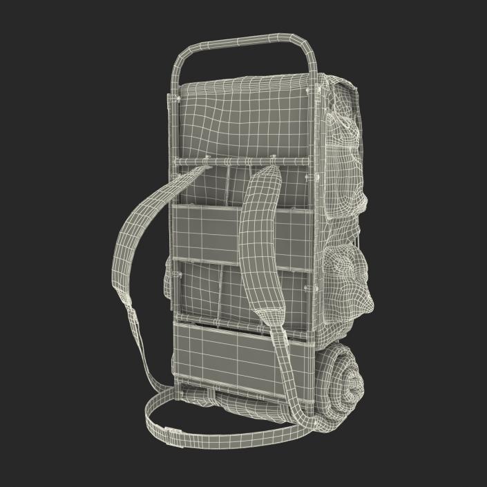 3D Camping Backpack 3 model