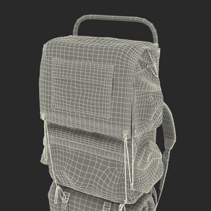 3D Camping Backpack 3 model