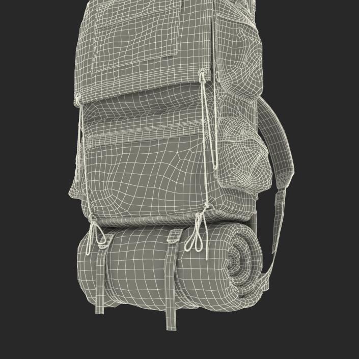 3D Camping Backpack 3 model