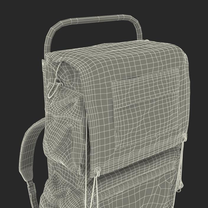 3D Camping Backpack 3 model