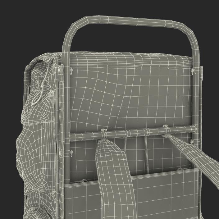 3D Camping Backpack 3 model