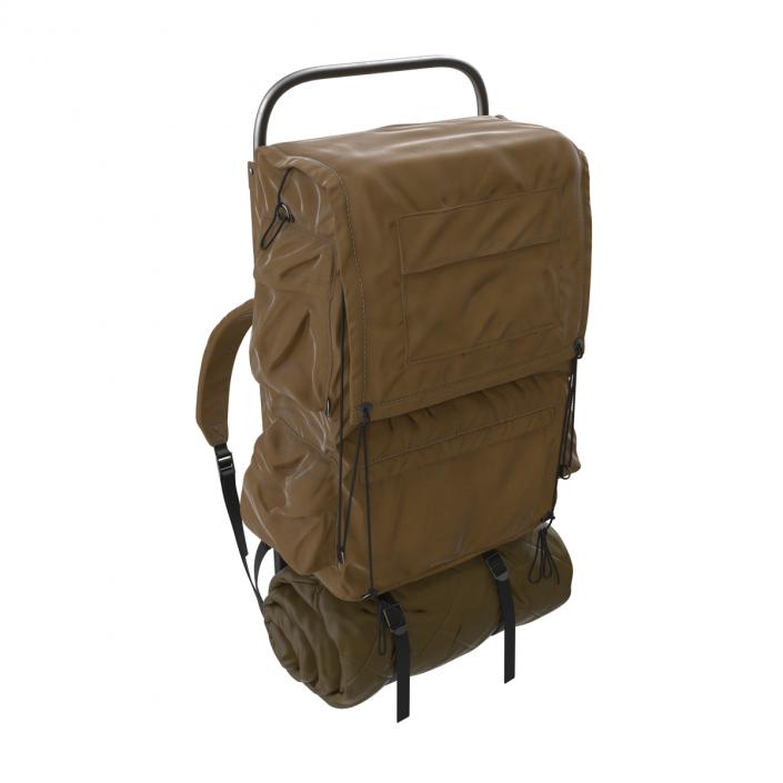 3D Camping Backpack 3 model