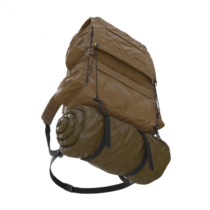 3D Camping Backpack 3 model