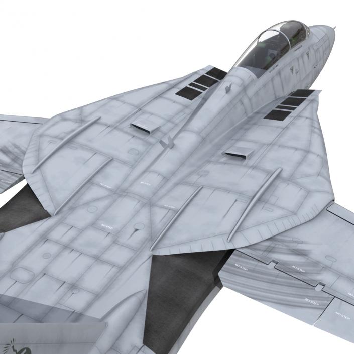 3D model F-14 Tomcat US Combat Aircraft