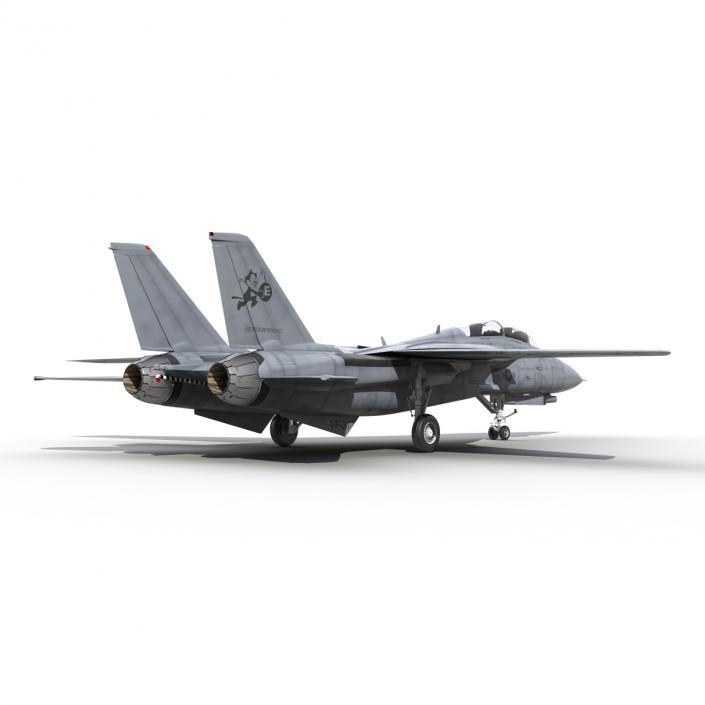 F-14 Tomcat US Combat Aircraft Rigged 3D