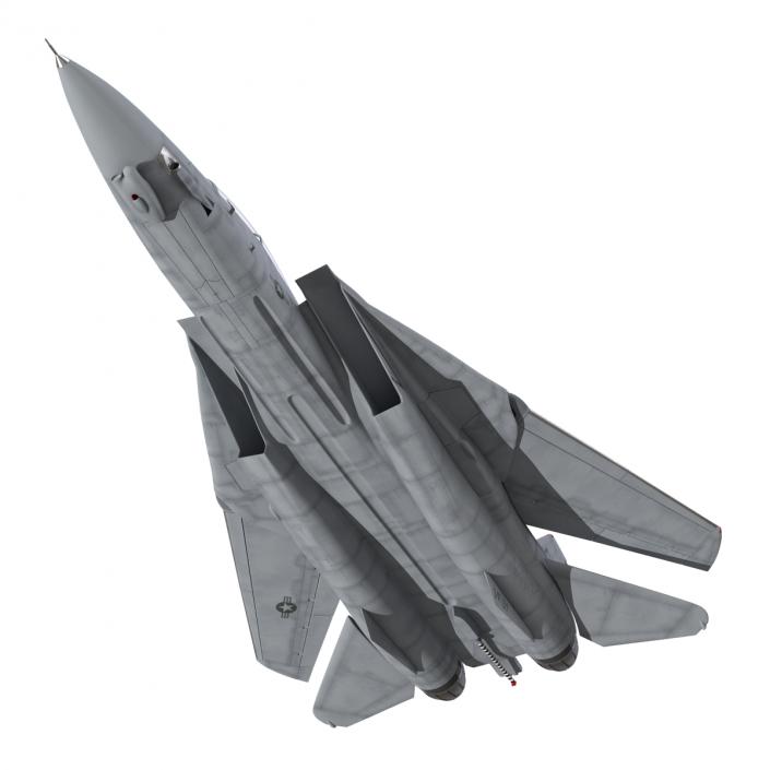 F-14 Tomcat US Combat Aircraft Rigged 3D