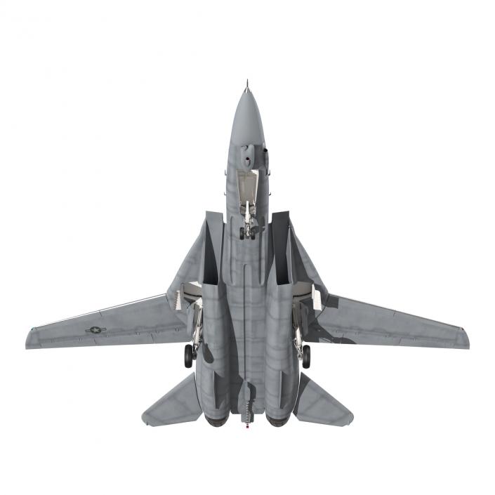 F-14 Tomcat US Combat Aircraft Rigged 3D