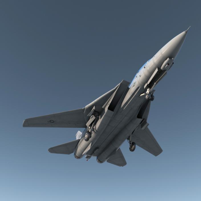 F-14 Tomcat US Combat Aircraft Rigged 3D