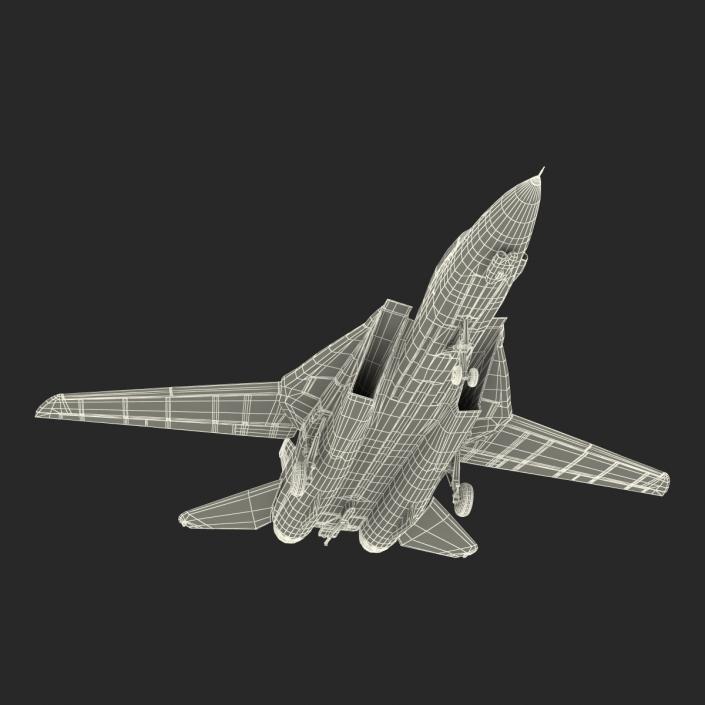 F-14 Tomcat US Combat Aircraft Rigged 3D