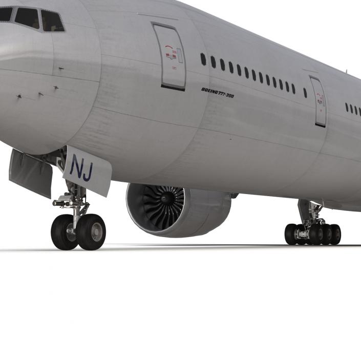 Boeing 777-300 Generic 3D