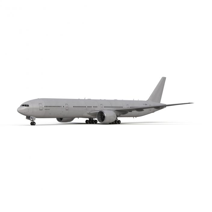 Boeing 777-300 Generic Rigged 3D model