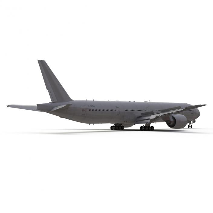 Boeing 777-300 Generic Rigged 3D model