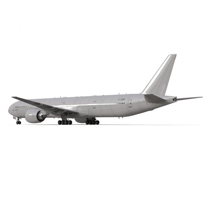 Boeing 777-300 Generic Rigged 3D model