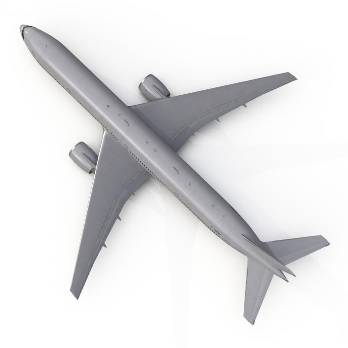 Boeing 777-300 Generic Rigged 3D model