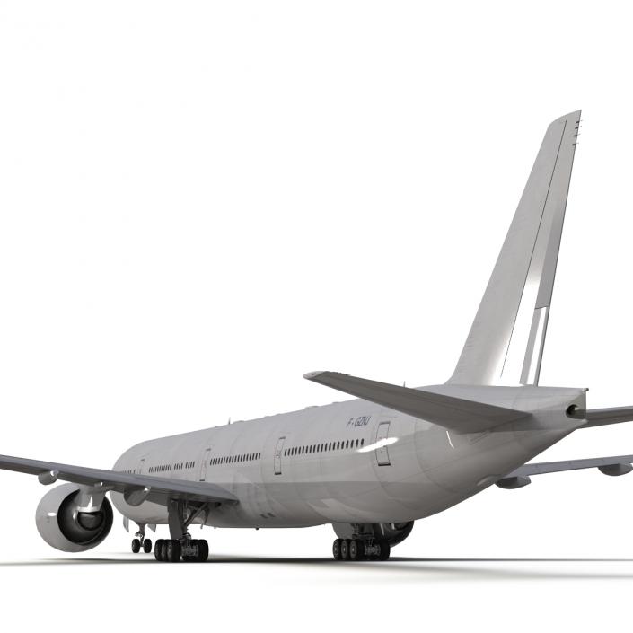 Boeing 777-300 Generic Rigged 3D model