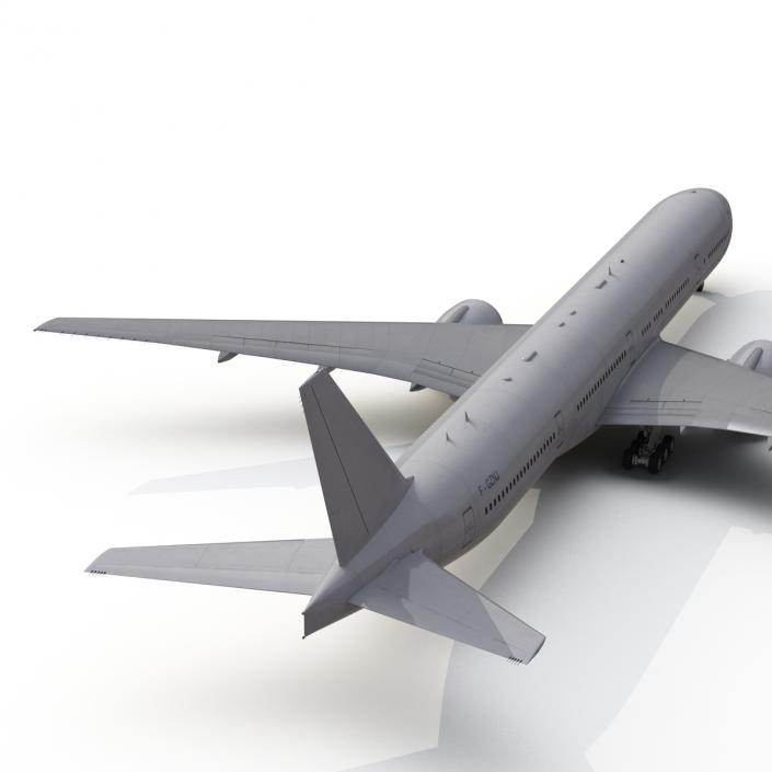 Boeing 777-300 Generic Rigged 3D model