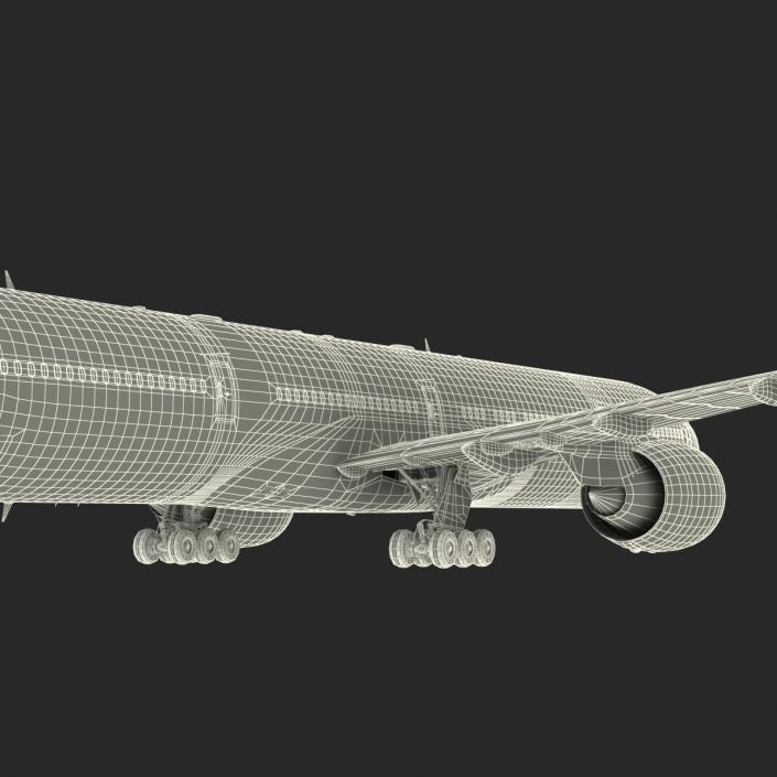 Boeing 777-300 Generic Rigged 3D model