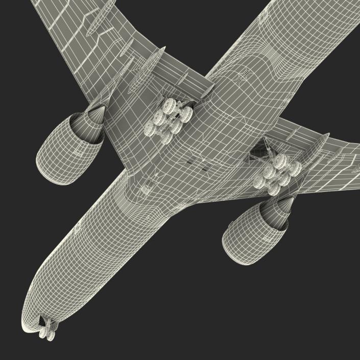 Boeing 777-300 Generic Rigged 3D model