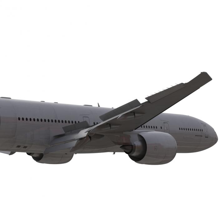 3D Boeing 777-300ER Generic Rigged