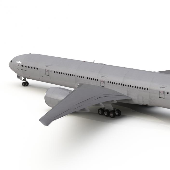 3D Boeing 777-300ER Generic Rigged