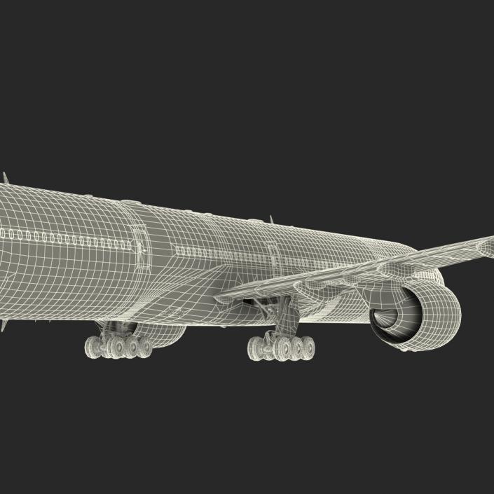 3D Boeing 777-300ER Generic Rigged