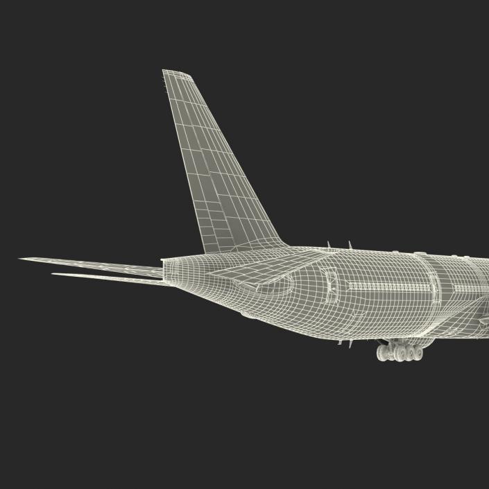 3D Boeing 777-300ER Generic Rigged