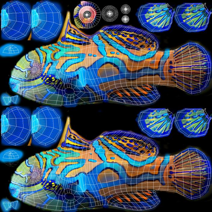 Mandarinfish 3D