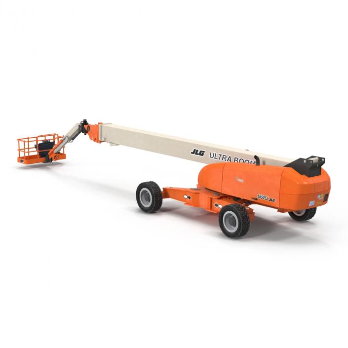 Telescopic Boom Lift JLG 1850 sj Rigged 3D model