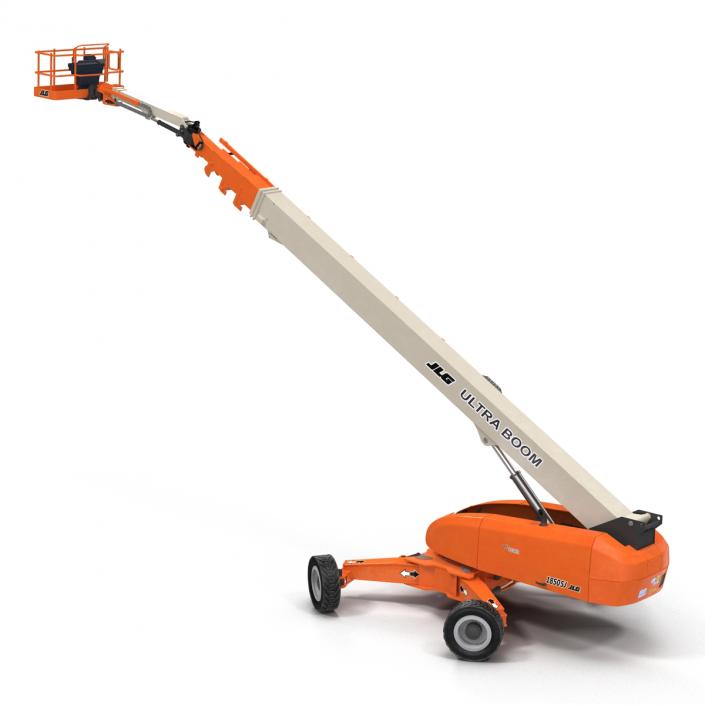 Telescopic Boom Lift JLG 1850 sj Rigged 3D model