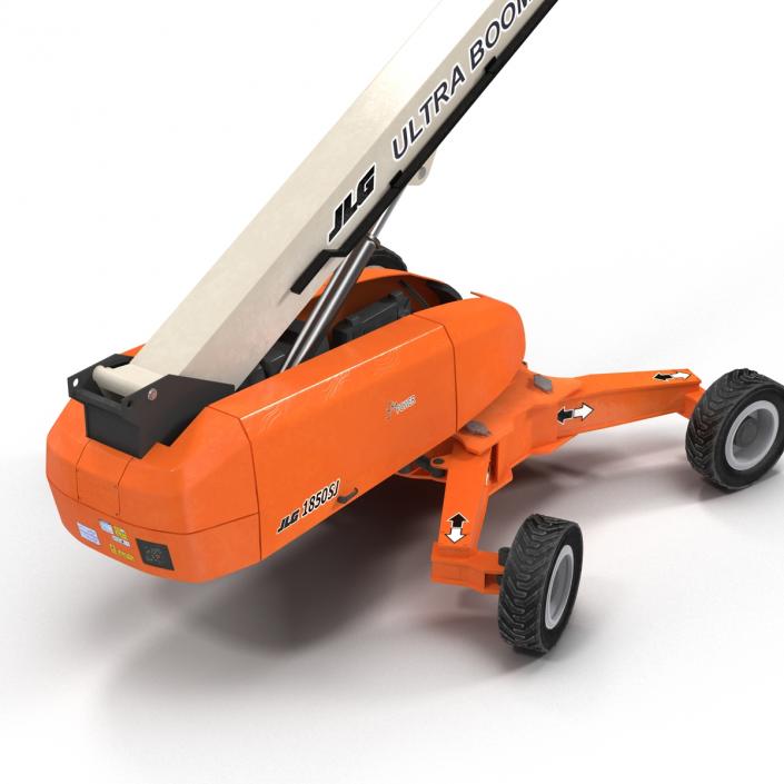 Telescopic Boom Lift JLG 1850 sj Rigged 3D model