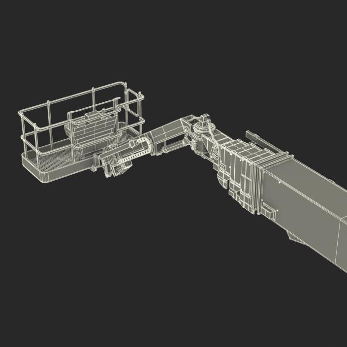 Telescopic Boom Lift JLG 1850 sj Rigged 3D model