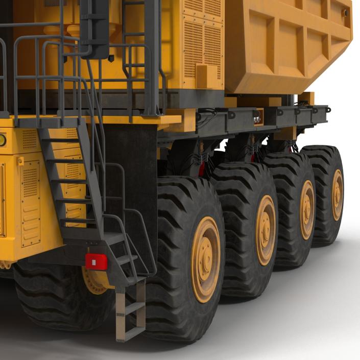 Mining Truck Rigged 3D model