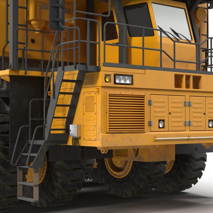 Mining Truck Rigged 3D model