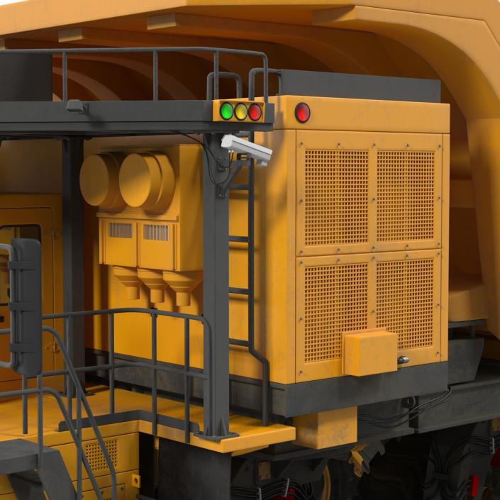 Mining Truck Rigged 3D model