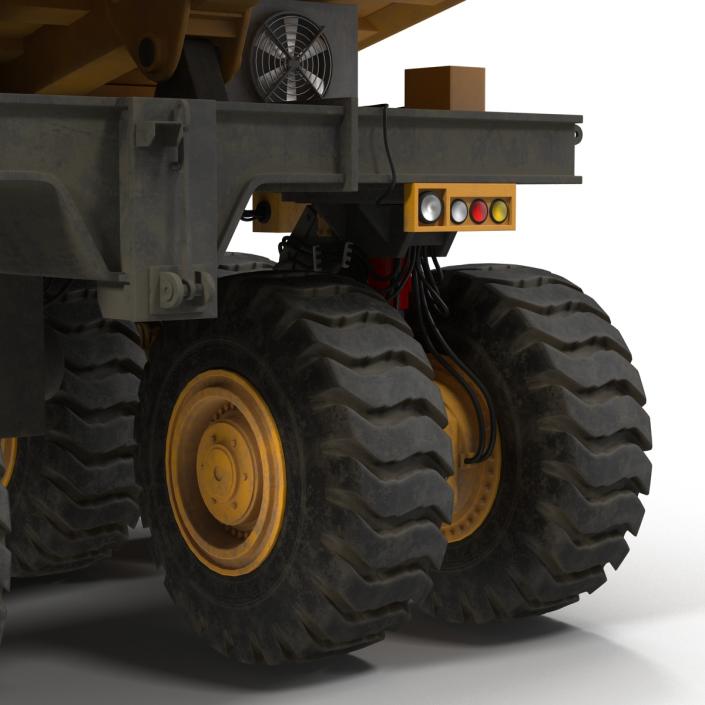 Mining Truck Rigged 3D model