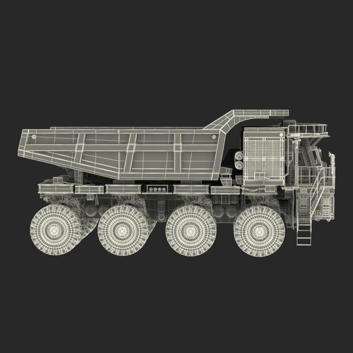 Mining Truck Rigged 3D model