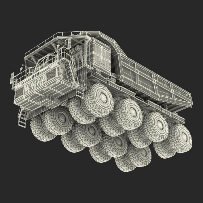 Mining Truck Rigged 3D model