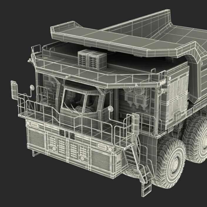 Mining Truck Rigged 3D model